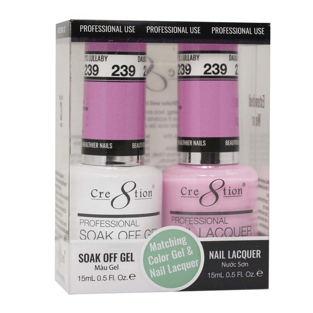 Cre8tion - Gel & Lacquer Solid Duo (#217 - #288)
