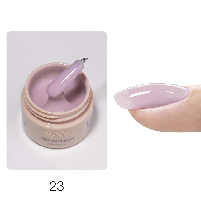 Cre8tion Overlay/Builder Gel in Jar 1oz - Hema Free/TPO Free - Low Heat - 23