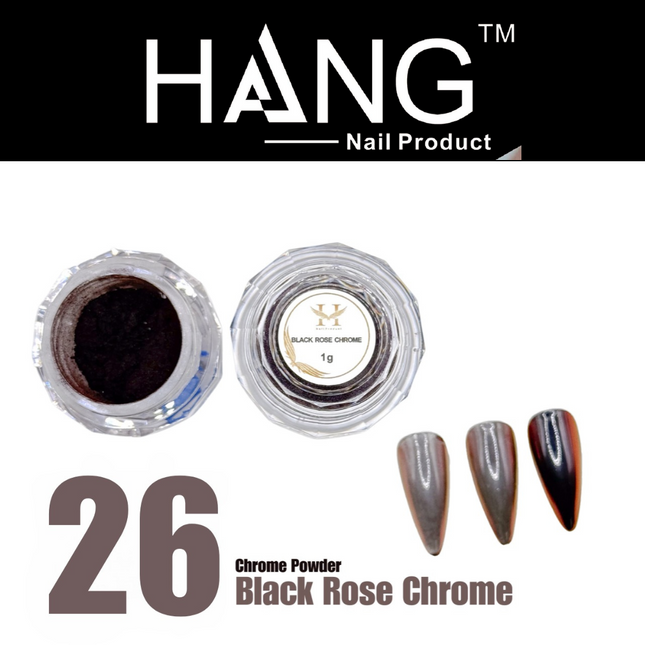 Hang New Collection Chrome Effects 12 Color - Leading Fashion w/ Color Display #25 - #36