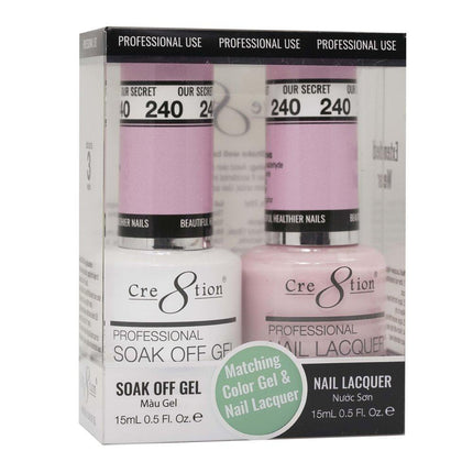 Cre8tion - Gel & Lacquer Solid Duo (#217 - #288)