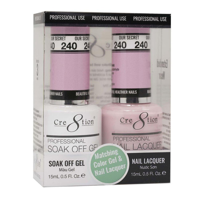 Cre8tion - Gel & Lacquer Solid Duo (#217 - #288)