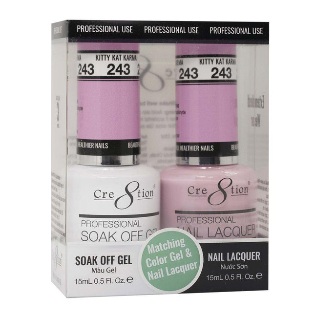 Cre8tion - Gel & Lacquer Solid Duo (#217 - #288)