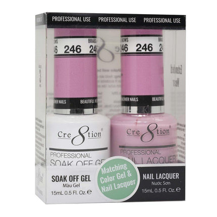 Cre8tion - Gel & Lacquer Solid Duo (#217 - #288)
