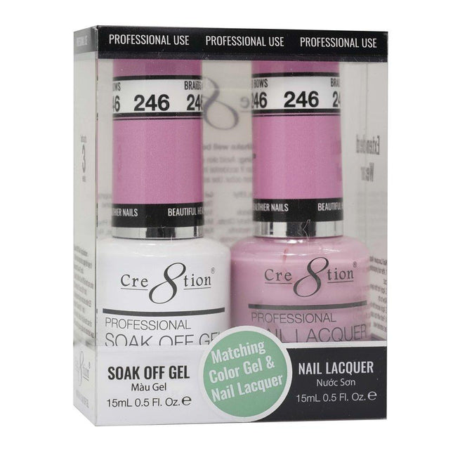 Cre8tion - Gel & Lacquer Solid Duo (#217 - #288)