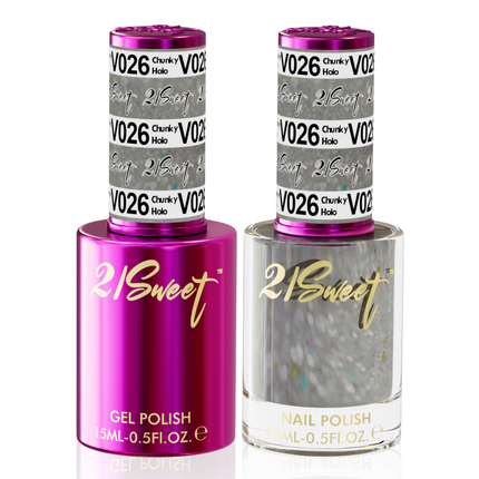 21Sweet - Gel & Lacquer Duo (#01 - #100) - NEW 2024