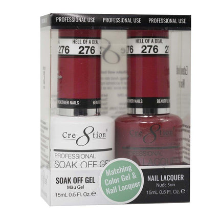 Cre8tion - Gel & Lacquer Solid Duo (#217 - #288)