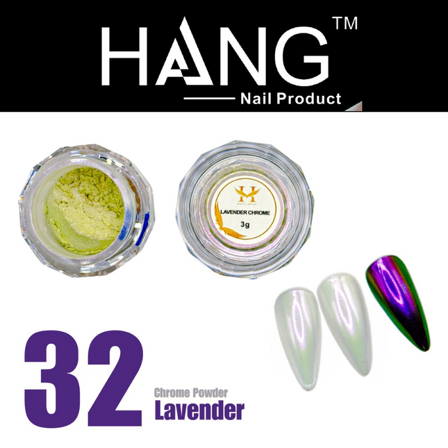 Hang New Collection Chrome Effects 12 Color - Leading Fashion w/ Color Display #25 - #36