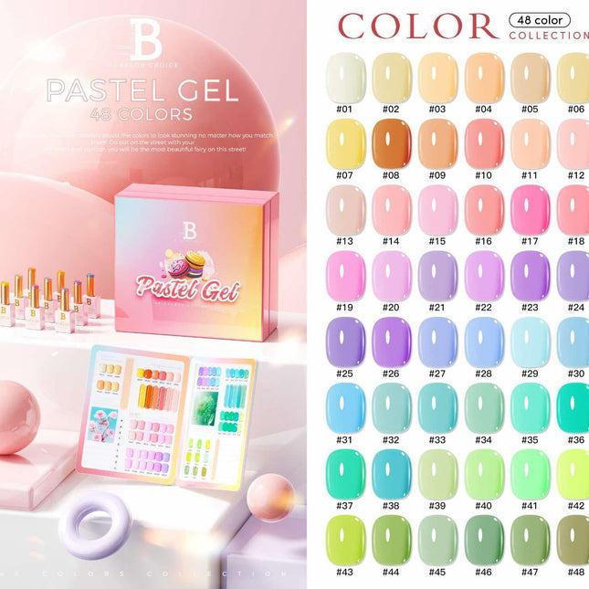 Billionaire Pastel Gel 48 Colors Collection