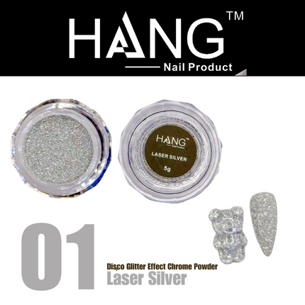 Hang Disco Giltter Effect Chrome Powder 5g