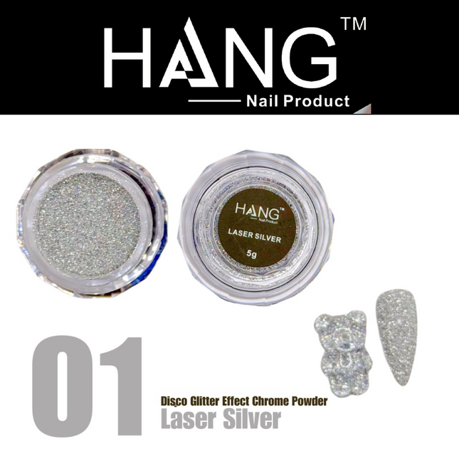 Hang Disco Giltter Effect Chrome Powder 5g