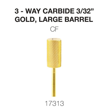 Cre8tion - Carbide Gold - Small & Large 3/32 - 3Way