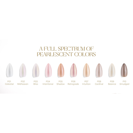 Apres - Astral Gel Couleur Set 10pcs - Pearlescent (#P01 - #P10)
