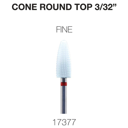 Cre8tion - Ceramic Bits - Cone Round Top - 3/32