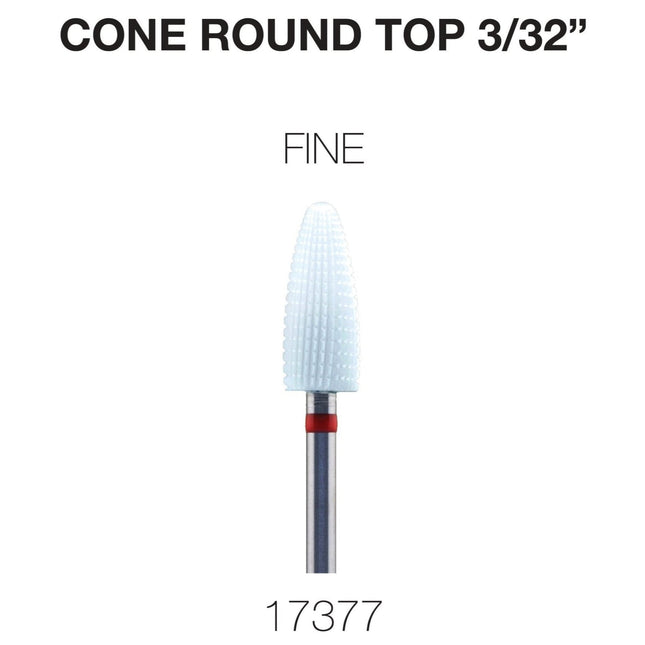 Cre8tion - Ceramic Bits - Cone Round Top - 3/32