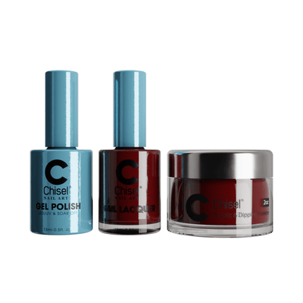Chisel - Gel & Lacquer & Dip Trio Solid (#01 - #100) - NEW 2024