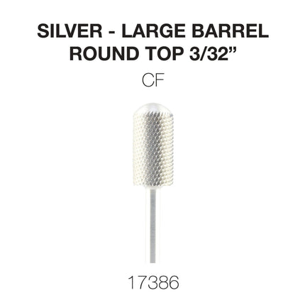 Cre8tion - Silver Carbide - Large Barrel - Round Top 3/32
