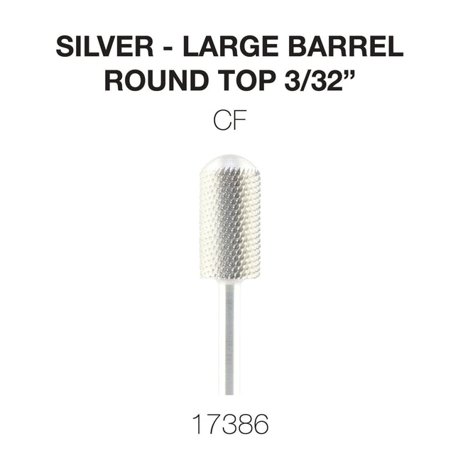 Cre8tion - Silver Carbide - Large Barrel - Round Top 3/32