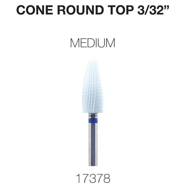Cre8tion - Ceramic Bits - Cone Round Top - 3/32