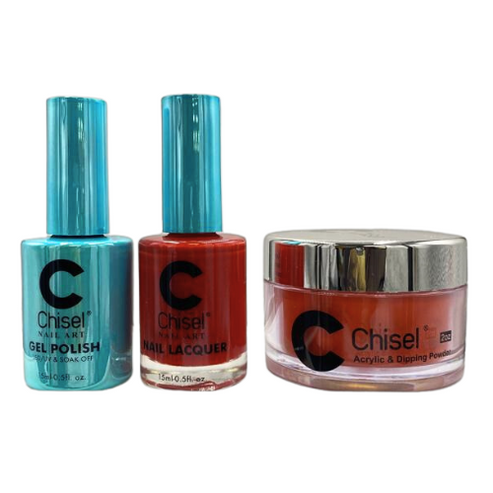 Chisel - Gel & Lacquer & Dip Trio Solid (#01 - #100) - NEW 2024