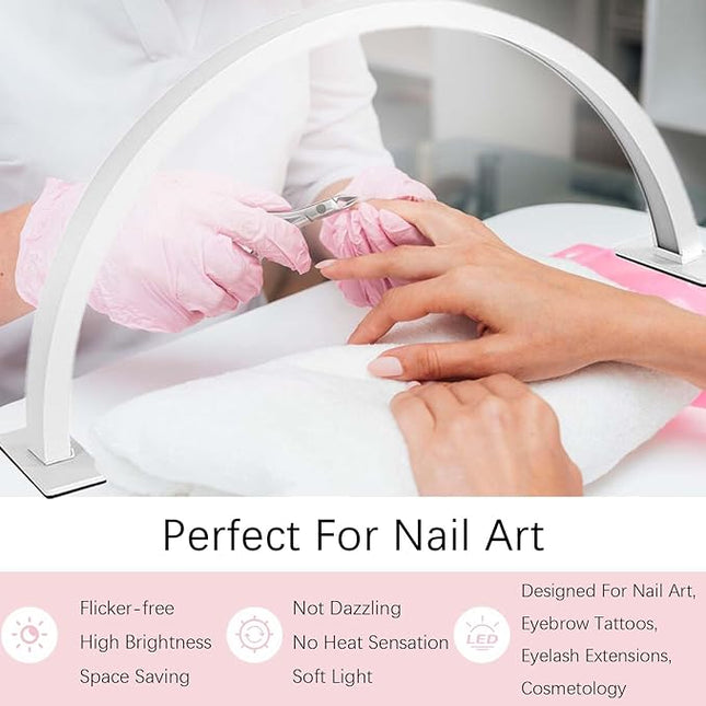 Cre8tion - Half Moon Light for Nail Table (White)