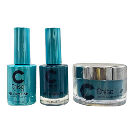 Chisel - Gel & Lacquer & Dip Trio Solid (#01 - #100) - NEW 2024