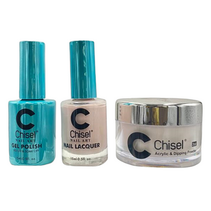 Chisel - Gel & Lacquer & Dip Trio Solid (#01 - #100) - NEW 2024