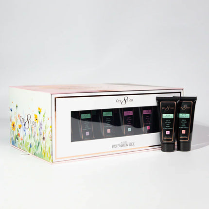 Cre8tion Poly Gel-Extension Gel Kit In Tube 2oz - Spring - Summer Collection