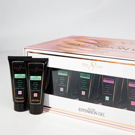 Cre8tion Poly Gel-Extension Gel Kit In Tube 2oz - Spring - Summer Collection