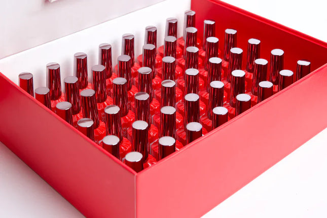 Chance Red London Collection 0.5oz - 48 Colors w/ 1 Color Booklet, 1 Color Board & 24 Top Diamond 0.5oz