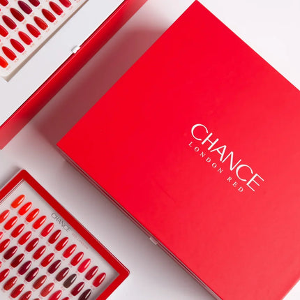 Chance Red London Collection 0.5oz - 48 Colors w/ 1 Color Booklet, 1 Color Board & 24 Top Diamond 0.5oz