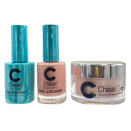 Chisel - Gel & Lacquer & Dip Trio Solid (#01 - #100) - NEW 2024