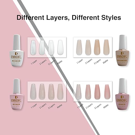 Kupa - GelFinity Builder Gel 17ml (Clear, Pink, White, Peach)