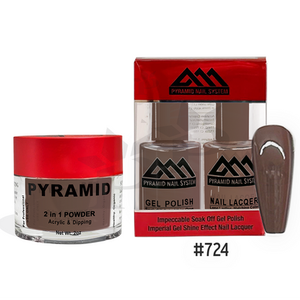 Pyramid - Gel & Lacquer & Dip Trio (#701 - #772) - NEW 2024