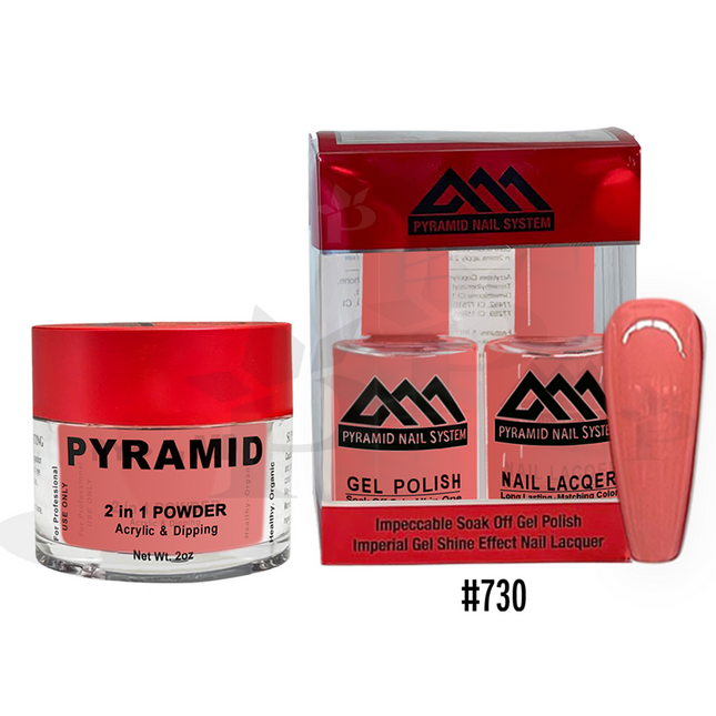 Pyramid - Gel & Lacquer & Dip Trio (#701 - #772) - NEW 2024