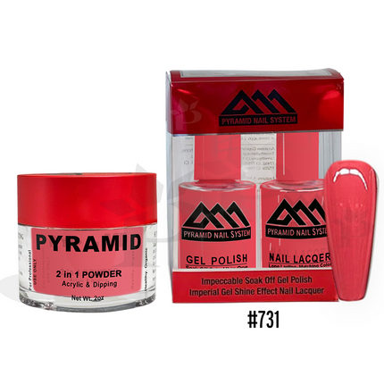 Pyramid - Gel & Lacquer & Dip Trio (#701 - #772) - NEW 2024