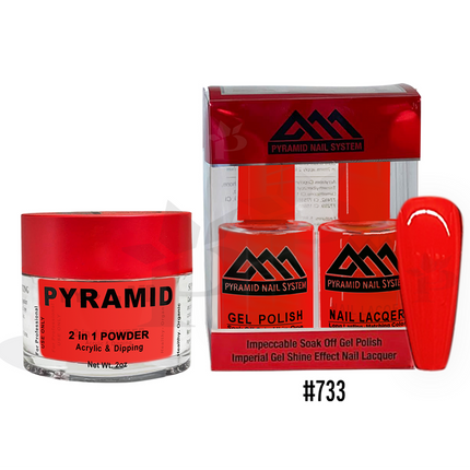 Pyramid - Gel & Lacquer & Dip Trio (#701 - #772) - NEW 2024