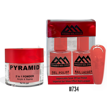 Pyramid - Gel & Lacquer & Dip Trio (#701 - #772) - NEW 2024