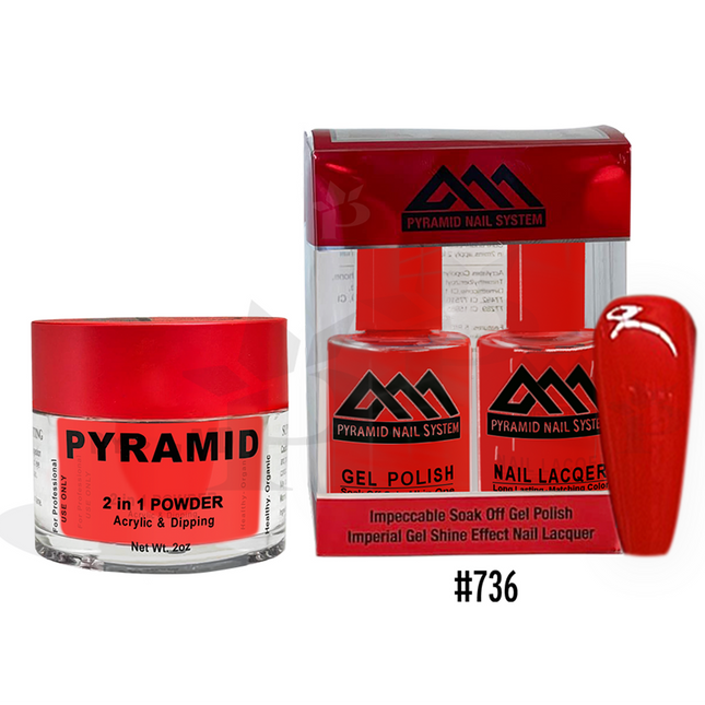 Pyramid - Gel & Lacquer & Dip Trio (#701 - #772) - NEW 2024