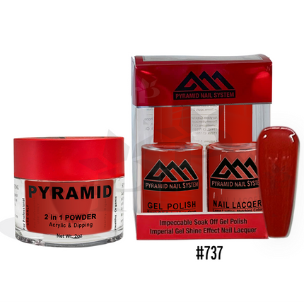 Pyramid - Gel & Lacquer & Dip Trio (#701 - #772) - NEW 2024
