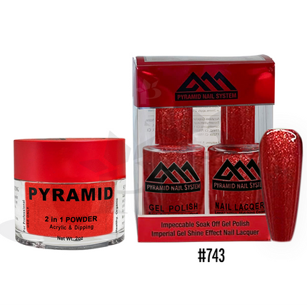 Pyramid - Gel & Lacquer & Dip Trio (#701 - #772) - NEW 2024