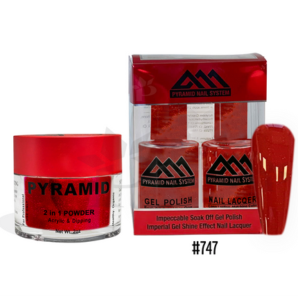 Pyramid - Gel & Lacquer & Dip Trio (#701 - #772) - NEW 2024