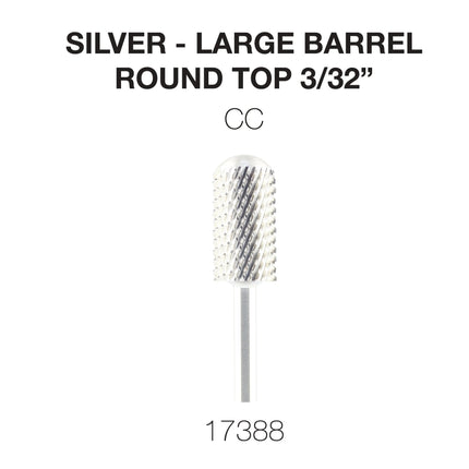 Cre8tion - Silver Carbide - Large Barrel - Round Top 3/32