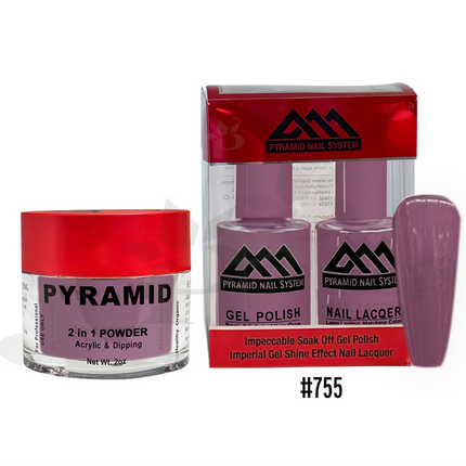 Pyramid - Gel & Lacquer & Dip Trio (#701 - #772) - NEW 2024