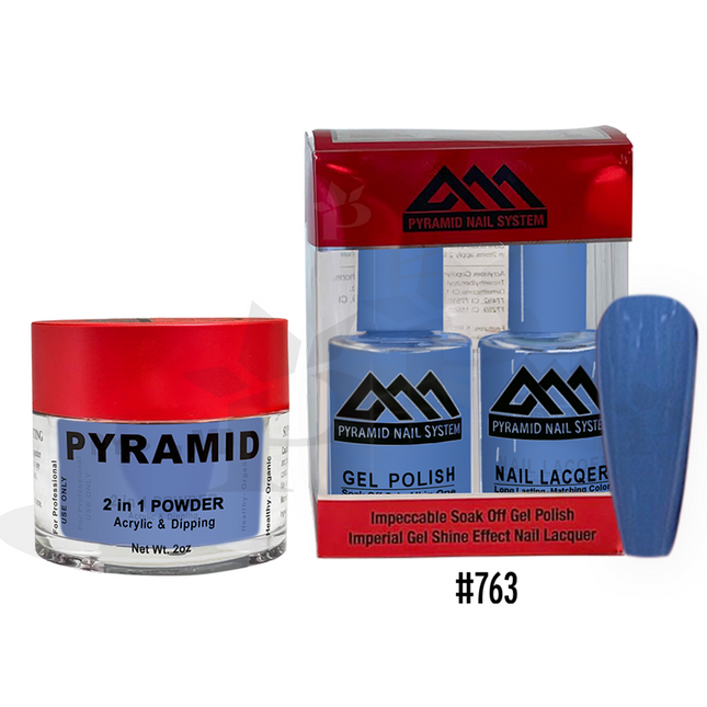 Pyramid - Gel & Lacquer & Dip Trio (#701 - #772) - NEW 2024