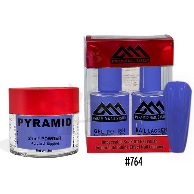 Pyramid - Gel & Lacquer & Dip Trio (#701 - #772) - NEW 2024