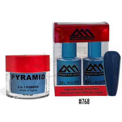 Pyramid - Gel & Lacquer & Dip Trio (#701 - #772) - NEW 2024