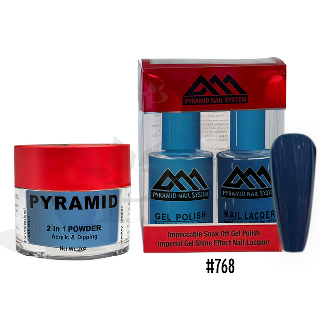 Pyramid - Gel & Lacquer & Dip Trio (#701 - #772) - NEW 2024
