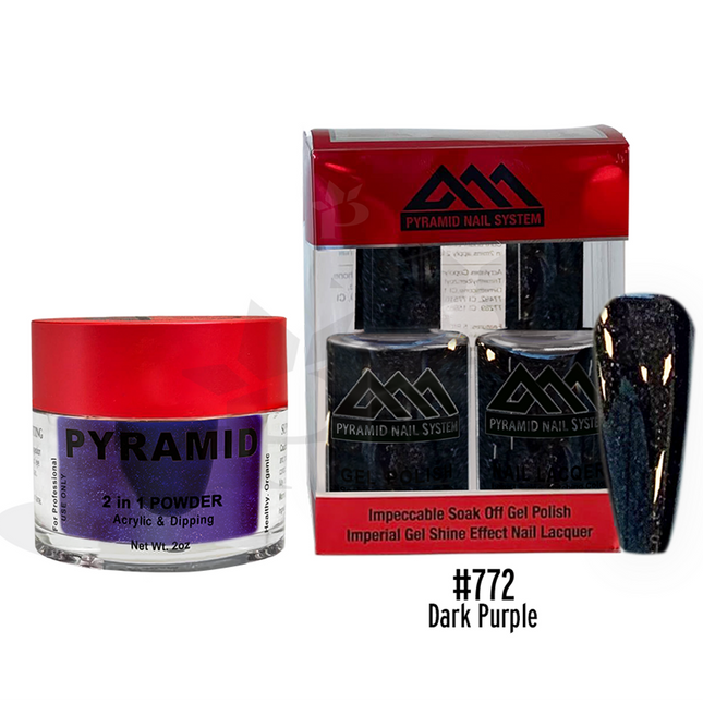 Pyramid - Gel & Lacquer & Dip Trio (#701 - #772) - NEW 2024