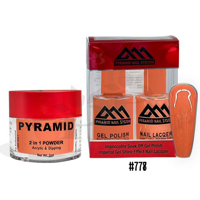 Pyramid - Gel & Lacquer & Dip Trio (#773 - #844) - NEW 2024
