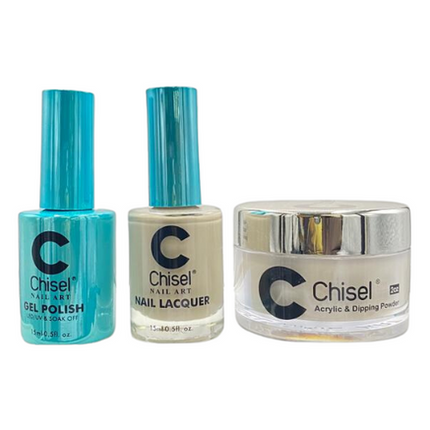 Chisel - Gel & Lacquer & Dip Trio Solid (#01 - #100) - NEW 2024